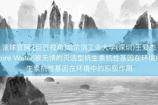 滚球官网 [巨匠视角]哈尔滨工业大学(深圳)王爱杰讲解团队Nature Water|被无情的灭活型抗生素抗性基因在环境中的积极作用