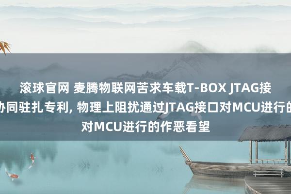 滚球官网 麦腾物联网苦求车载T-BOX JTAG接口软硬件协同驻扎专利， 物理上阻扰通过JTAG接口对MCU进行的作恶看望